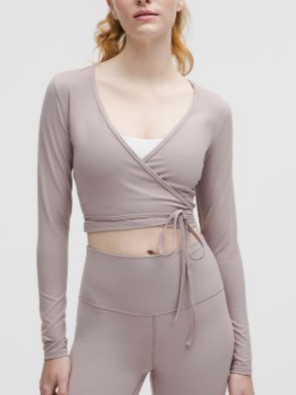Lululemon Nulu Long Sleeve Cropped Wrap
